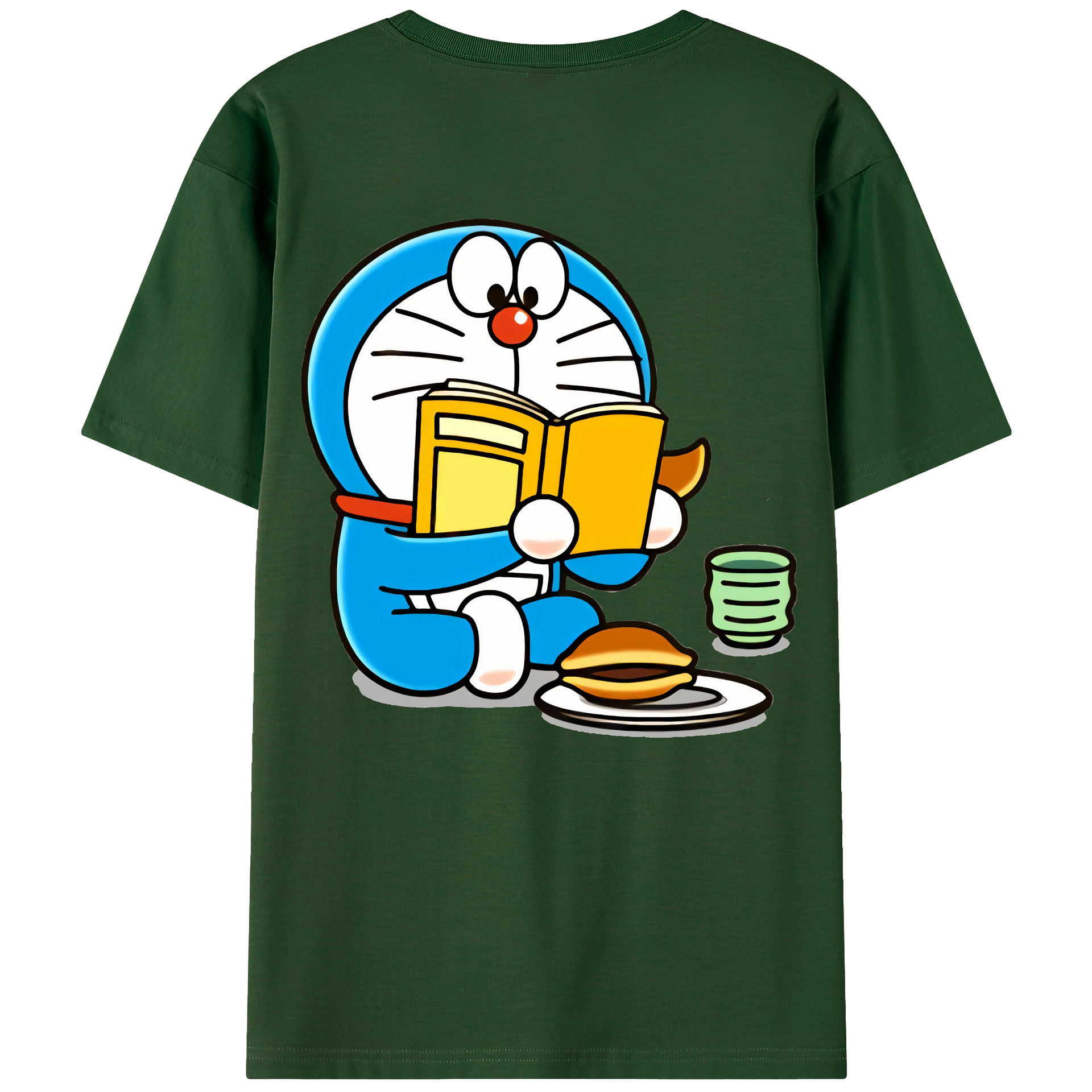 （画像用） ドラえもん Doraemon 綿100％半袖Tシャツ（背面プリント）